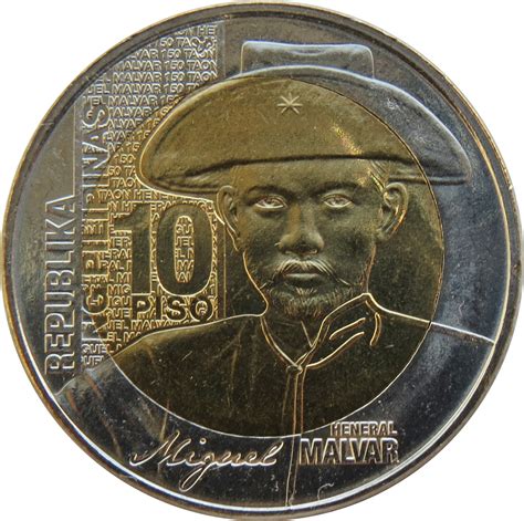 miguel malvar 10 peso coin value 2024|10 Piso .